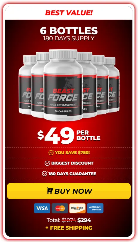 beast force 6 bottles price